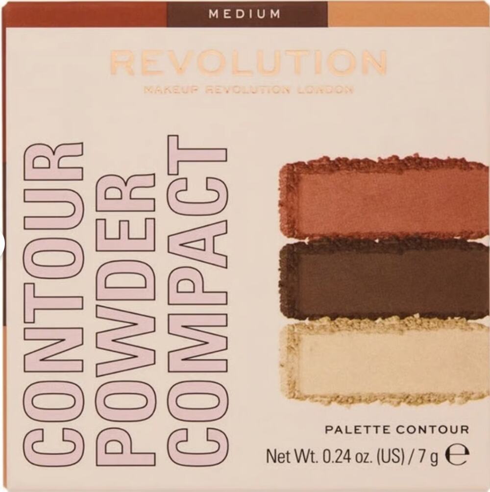 Revolution Contour Powder Compact - Medium - New in Box NIB